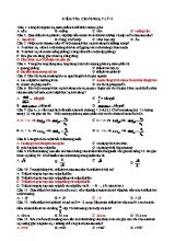 Đề kiểm tra Chương 6+7 môn Vật lý Lớp 11